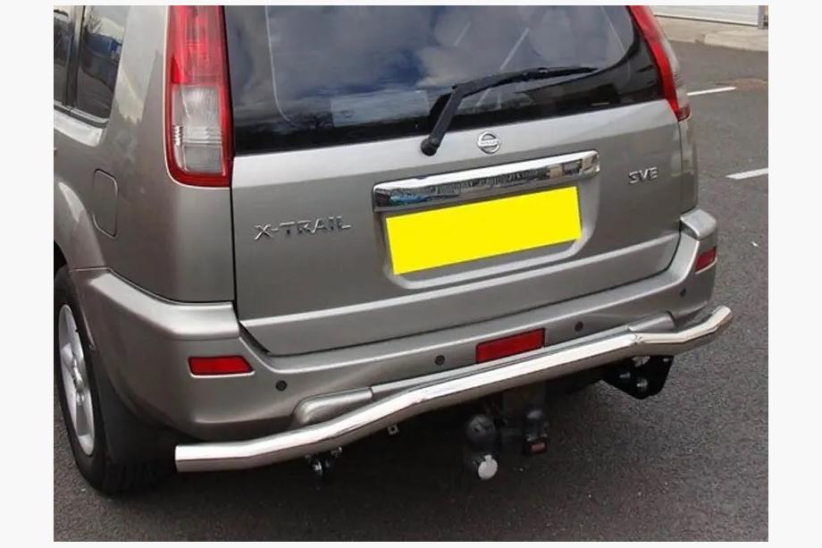 Nissan X-trail T30 2002-2007 Heckschutz Winbo (Edelstahl) Image