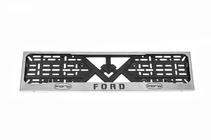 Ford Kennzeichenhalter Chrom Ford (1 Stk, Edelstahl) Foto 1