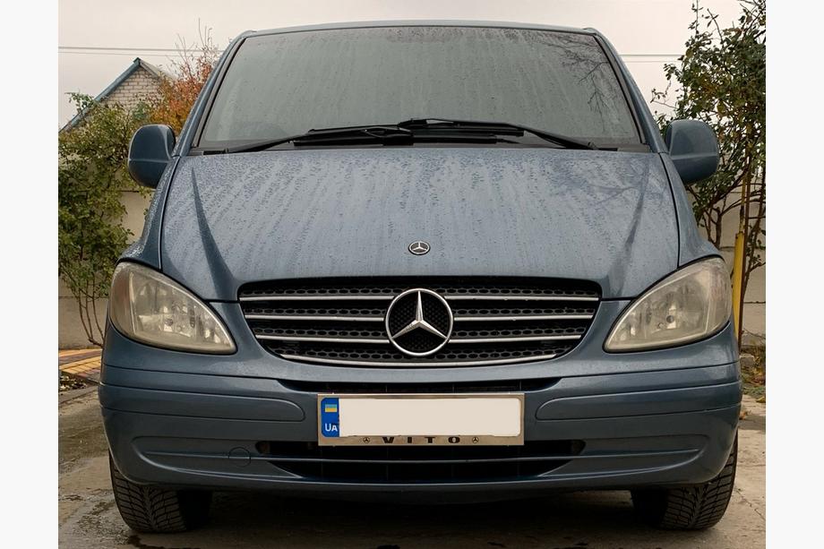 Mercedes Vito W639 2004-2014 Kennzeichenhalter Chrom (1 Stk, Edelstahl) Image