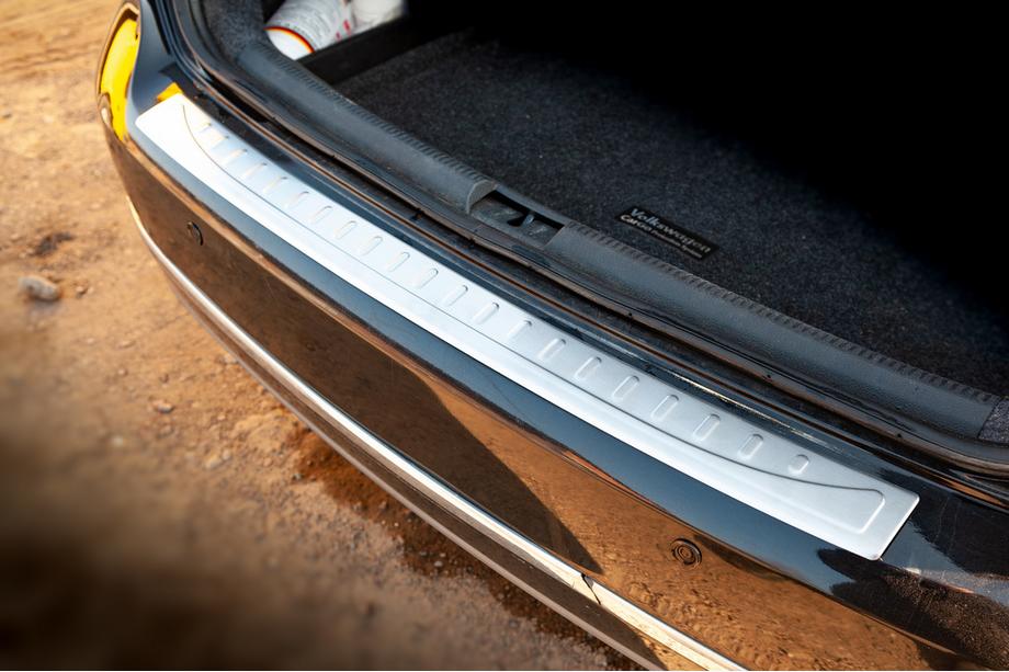 Volkswagen Passat B7 2012-2015 Heckstoßstangenabdeckung OmsaLine MAT (Sedan, Edelstahl) Image