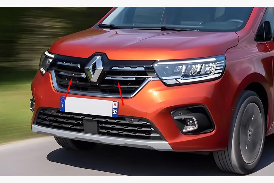Renault Kangoo/Express 2021- Chrom Kühlergrill Abdeckungen (4 Stk, Edelstahl) Image