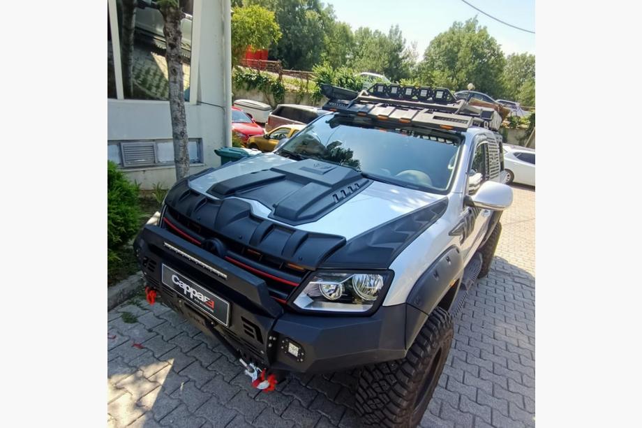 Volkswagen Amarok 2010-2022 Motorhaubenabdeckung Set DRAGON (3 Stk) Foto 6