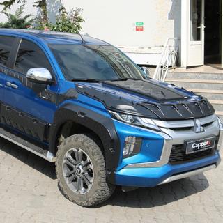 Motorhaubenabdeckung (ABS) Mitsubishi L200 2015-2024 Foto 3