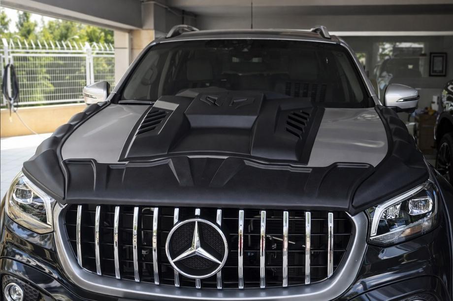 Mercedes X class 2017-2020 Motorhaubenabdeckung (ABS) Image