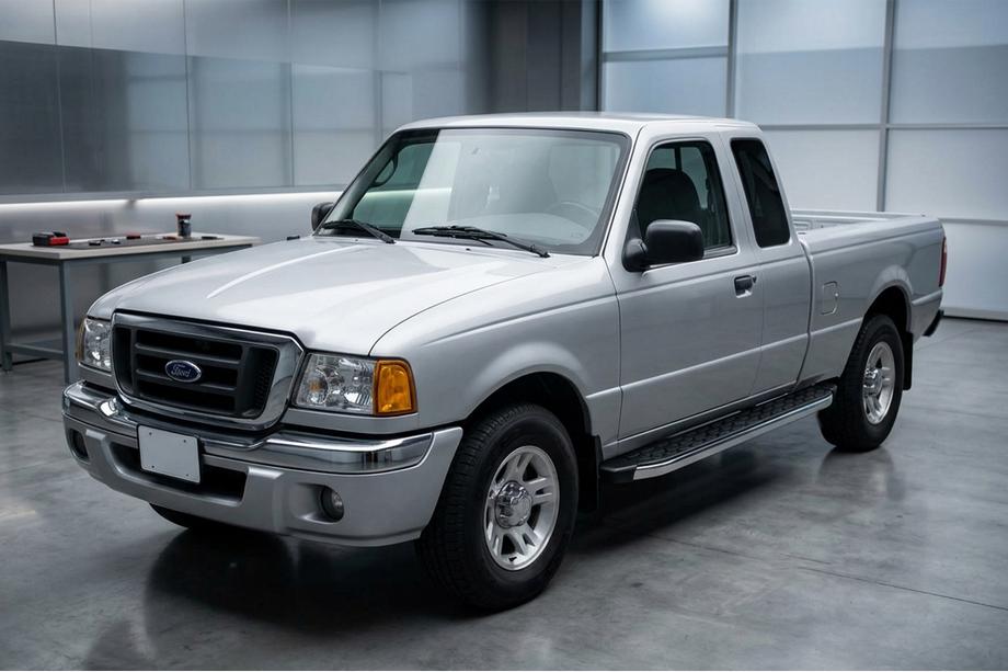 Ford Ranger 2002-2006 Seitenschweller BlackLine (2 Stk., Aluminium) Image