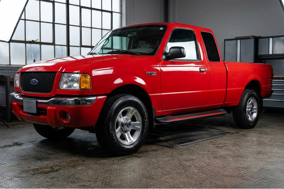 Ford Ranger 2002-2006 Seitenschweller Maya Red (2 Stk., Aluminium) Image