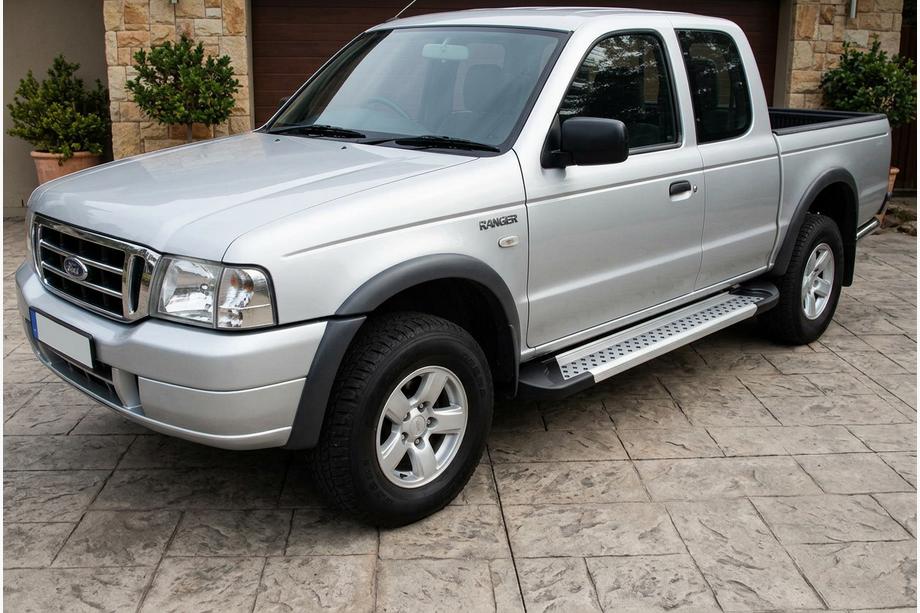 Ford Ranger 2002-2006 Seitenschweller Vision New Grey (2 Stk., Aluminium) Image