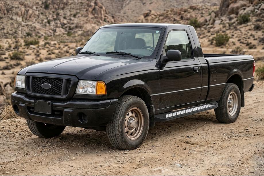 Ford Ranger 2002-2006 Seitenschweller Vision New Black (2 Stk., Aluminium) Image