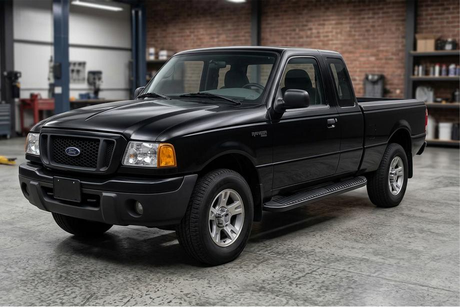 Ford Ranger 2002-2006 Seitenschweller Tayga Black (2 Stk., Aluminium) Image