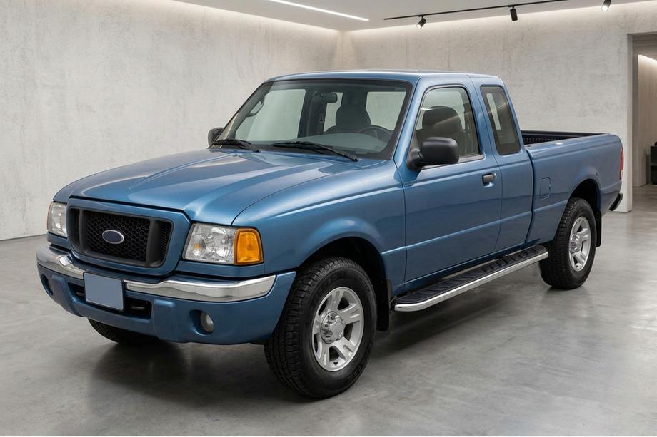 Ford Ranger 2002-2006 Trittbretter Maydos V1 (2 Stk., Aluminium & Edelstahl) Image