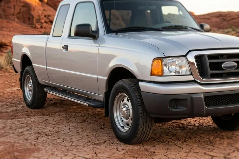 Ford Ranger 2002-2006 Trittbretter Bosphorus Grey (2 Stk., Aluminium) Image