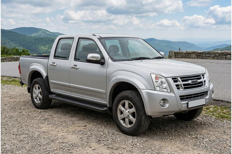 Isuzu D-Max 2002-2011 Trittbretter Allmond Black (2007-2012, 2 Stk., Aluminium) Image