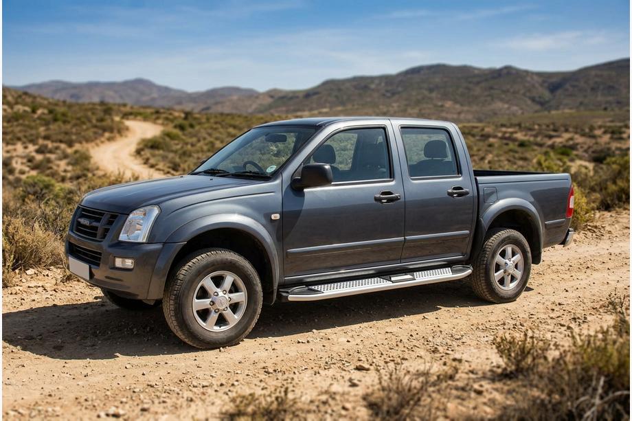 Isuzu D-Max 2002-2011 Seitenschweller Mevsim Grey (2007-2012, 2 Stk., Aluminium) Image