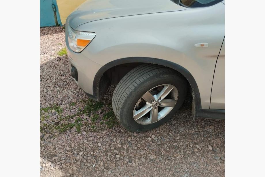 Mitsubishi ASX 2010-2023 Kotflügelverbreiterungen 2012-2016 (4 Stk, schwarz, ABS-Kunststoff) Image