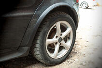 Mercedes A-class W168 1997-2004 Kotflügelverbreiterungen (4 Stk, schwarz, ABS-Kunststoff) Foto 9