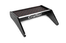 Volkswagen Crafter 2006-2016 Ablage für Armaturenbrett (Schwarz mit roter Naht) Foto 2
