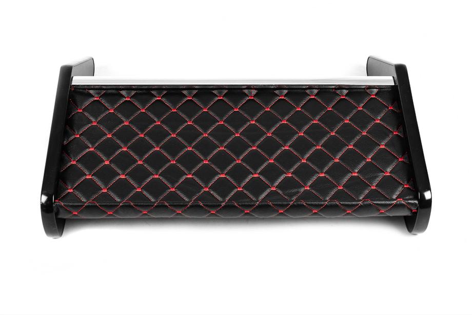 Mercedes Sprinter W906 2006–2018 Ablage für Armaturenbrett (Schwarz mit roter Naht) Foto 4