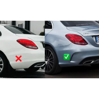 Bodykit mit Diffusor V1 (AMG C63-Design 2014-2018) Foto 2