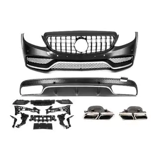 Bodykit mit Diffusor V1 (AMG C63-Design 2014-2018) Foto 1