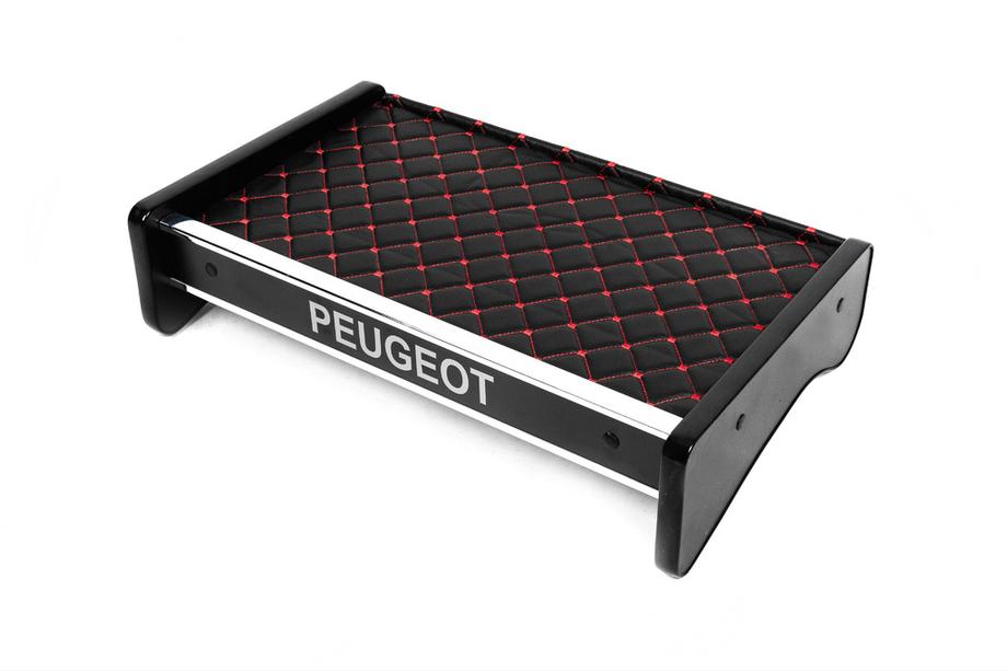 Peugeot Boxer 2006-2025 Ablage für Armaturenbrett (Schwarz mit roter Naht) ab 2014 Image
