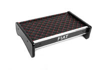 Fiat Ducato 2006-2025 Ablage für Armaturenbrett (Schwarz mit roter Naht) Foto 2