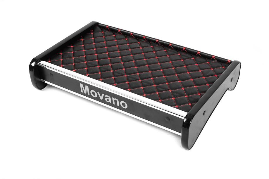 Opel Movano 2004-2010 Ablage für Armaturenbrett (Schwarz mit roter Naht) Image