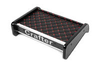 Volkswagen Crafter 2016- Ablage für Armaturenbrett (Schwarz mit roter Naht) Foto 1