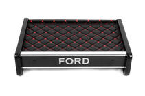 Ford Transit 1991-2000 Ablage für Armaturenbrett (Schwarz mit roter Naht) Foto 2