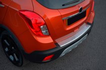 Opel Mokka 2012-2021 Heckstoßstangenabdeckung OmsaLine (2012-2016, Edelstahl) Foto 2