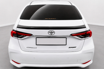 Toyota Corolla 2019- Heckspoiler 1234 Upgrade (ABS-Kunststoff) Foto 2