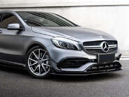 Mercedes A-class W176 2012-2018 Frontlippe (für AMG-Line / A45 AMG HB 2016-2018, schwarz) Foto 1