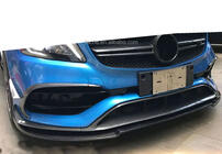 Mercedes A-class W176 2012-2018 Frontlippe (für AMG-Line / A45 AMG HB 2016-2018, schwarz) Foto 3
