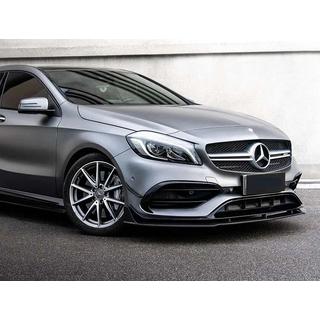 Frontlippe (für AMG-Line / A45 AMG HB 2016-2018, schwarz) Mercedes A-сlass W176 2012-2018 Foto 1