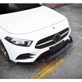 Frontlippe (für AMG-Line 2018-2021, Schwarz) Mercedes A-сlass W177 2018- Foto 2