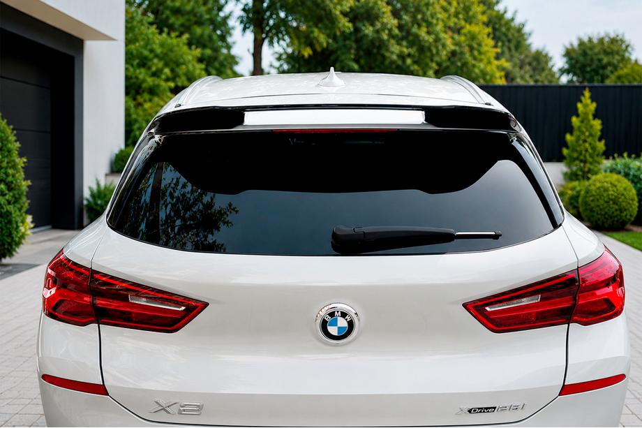 BMW X2 F39 2018-2023 Heckspoiler Lippe (1234 Upgrade, Schwarz) Image