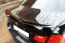 BMW 5 Series F10/F11 2010–2016 Heckspoiler LIP V1 (1234 Upgrade, Schwarz) Foto 3