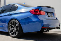 BMW 3 Series F30/F31 2012-2019 Heckspoiler LIP V2 (1234 Upgrade, Schwarz) Foto 2