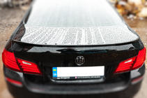 BMW 5 Series F10/F11 2010–2016 Heckspoiler LIP V2 (1234 Upgrade, Schwarz) Foto 3