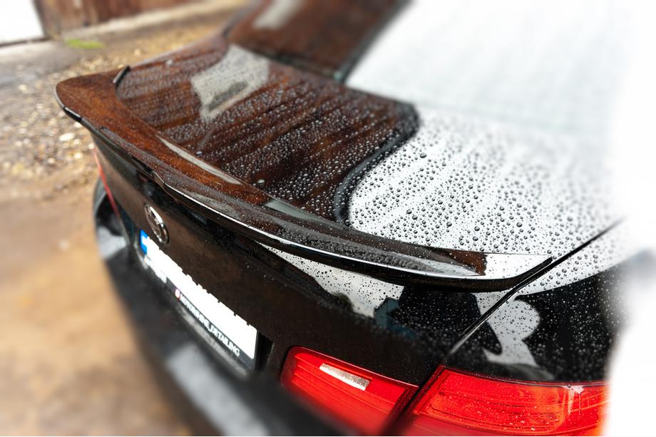 BMW 5 Series F10/F11 2010–2016 Heckspoiler LIP V3 (1234 Upgrade, Schwarz) Foto 5