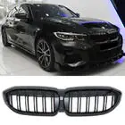 BMW 3 Series G20/G21 2018- M-Look V2 Nieren (2018-2022, Schwarz Glanz) Foto 2
