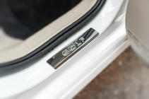Volkswagen Golf 7/E-Golf 2012-2020 Einstiegsleisten OmsaLine V2 (4 Stk, Edelstahl) Foto 3