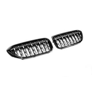 Diamond Silver V2 Nieren (2017-2020, Schwarzer Rahmen) BMW 5er G30/G31 2017–2023 Foto 4