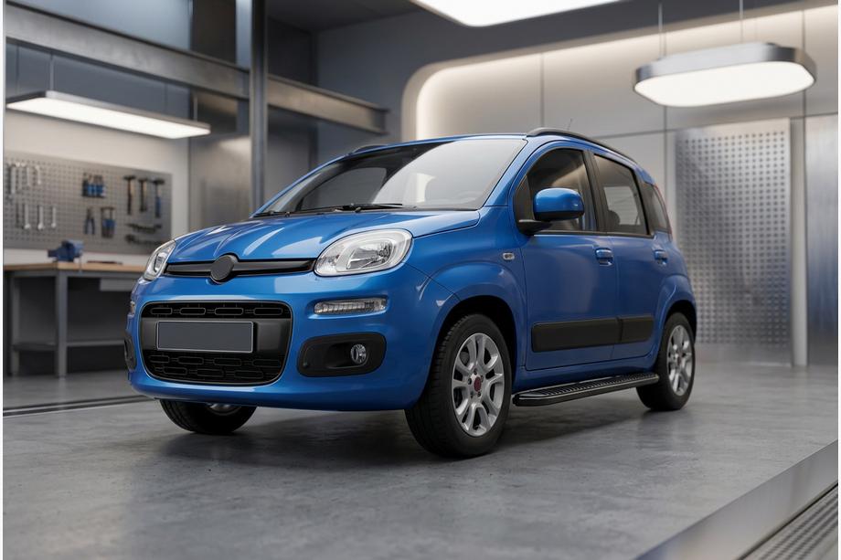 Fiat Panda 2011-2023 Seitenschweller Tayga Black (2 Stk., Aluminium) Image