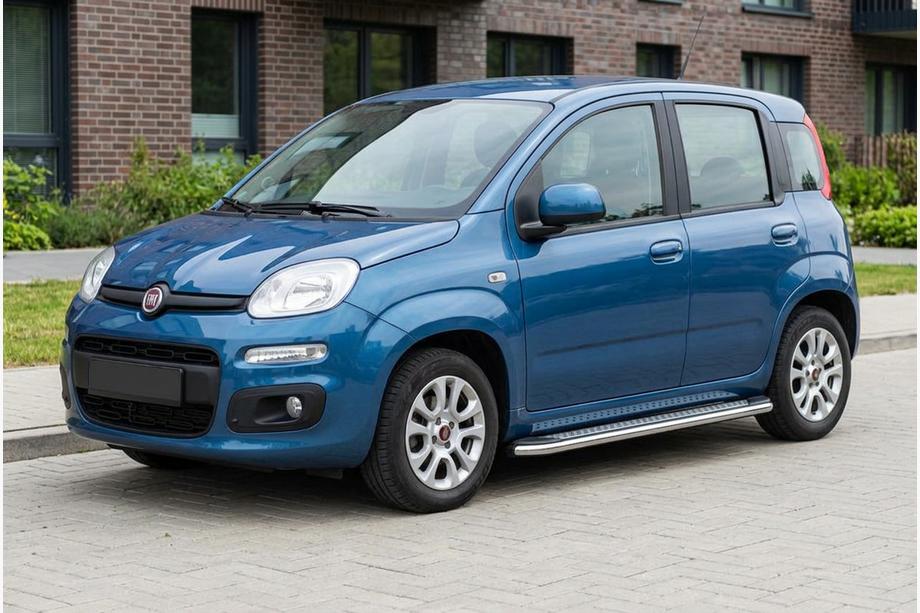 Fiat Panda 2011-2023 Seitenschweller Maydos V2 (2 Stk., Aluminium & Edelstahl) Image