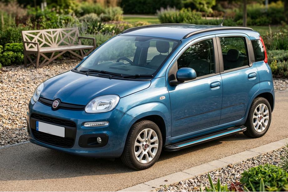 Fiat Panda 2011-2023 Seitenschweller Maya Blue (2 Stk., Aluminium) Image