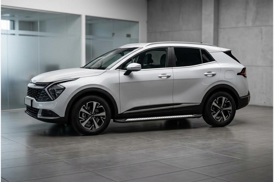 Kia Sportage 2021- Seitenschweller Vision New Black (2 Stk., Aluminium) Image