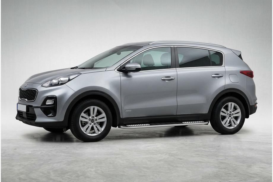 Kia Sportage 2021- Seitenschweller Tayga V2 (2 Stk., Aluminium) Image