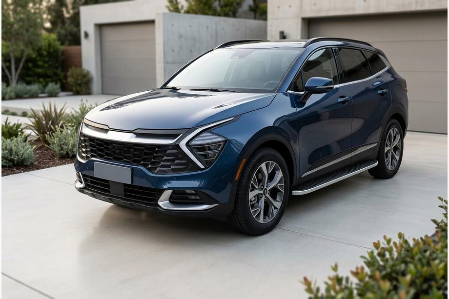 Kia Sportage 2021- Seitenschweller Tayga Grey (2 Stk., Aluminium) Image