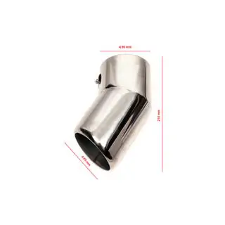 Auspuffblende TL-200 Edelstahl Foto 1