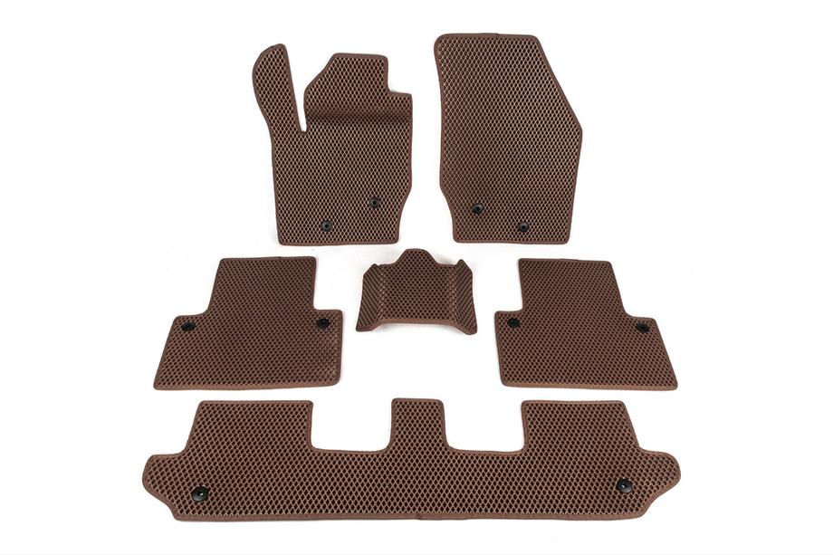 Volvo XC90 2002-2014 EVA Fußmatten Ziegelrot Image